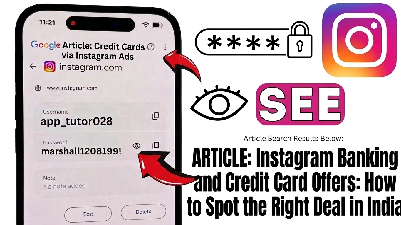 Instagram Banking and Credit Card Offers: How to Spot the Right Deal in India